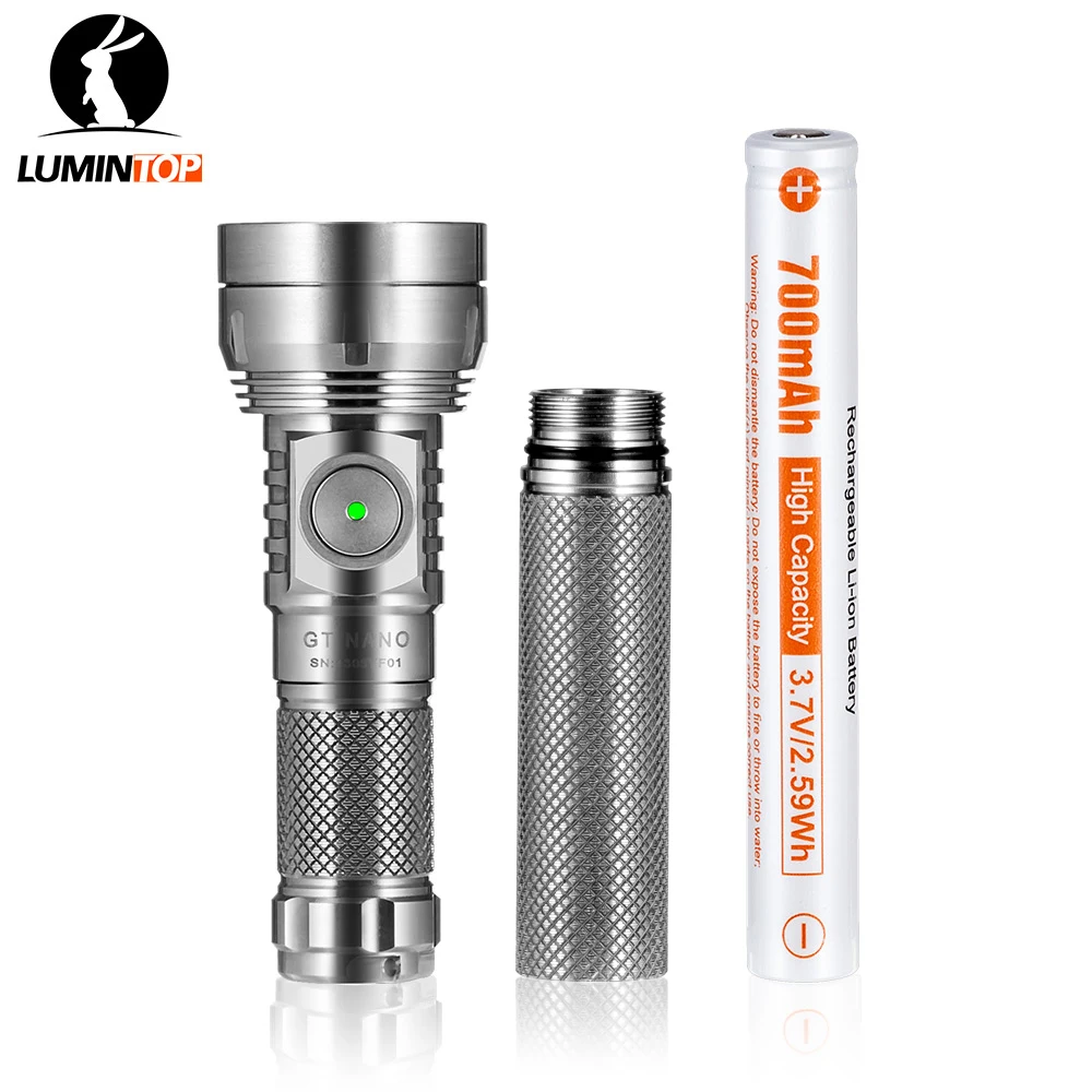 Миниатюра Фонарик Lumintop GT Nano V3.0, титан, 700 люмен