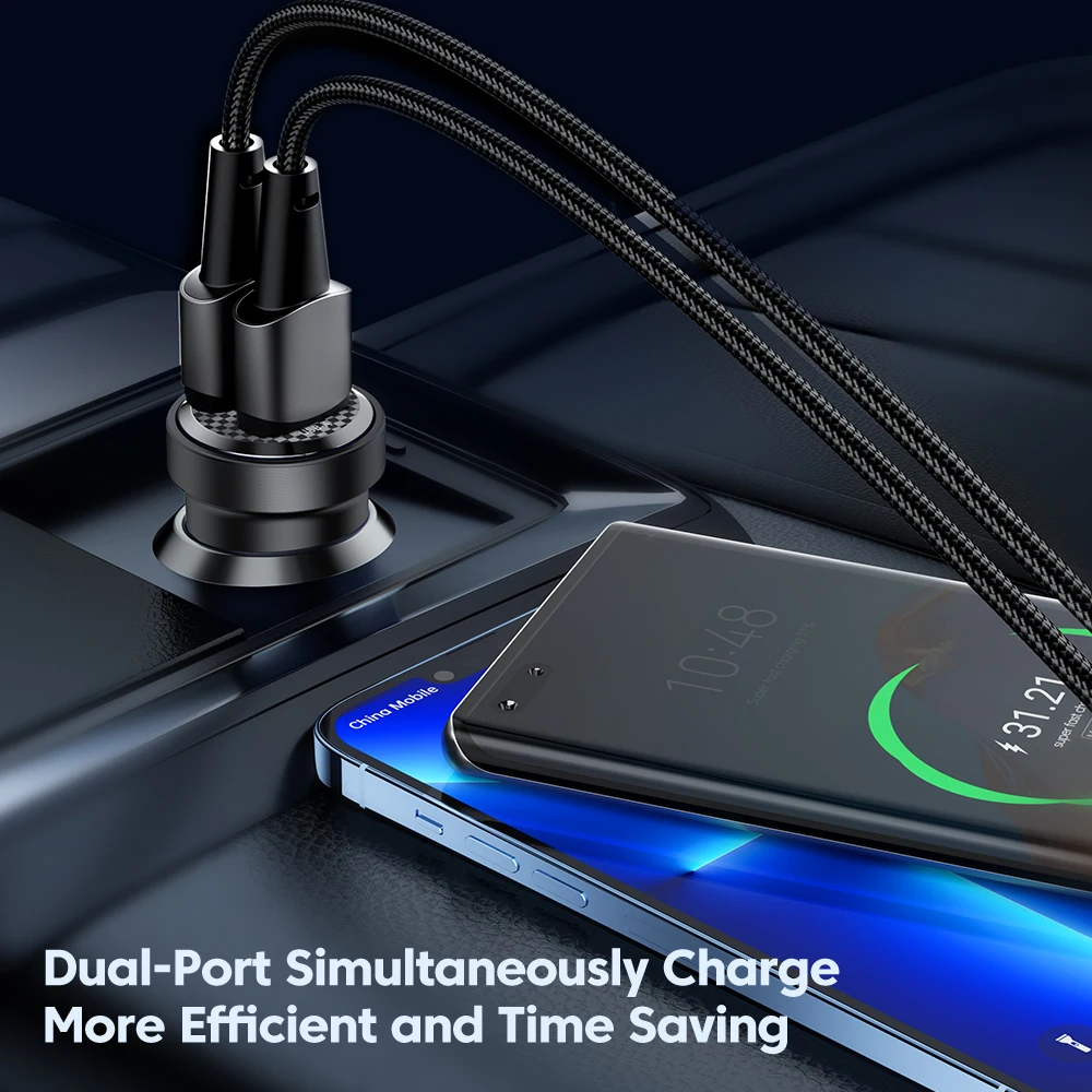 Миниатюра Автомобильная зарядка Toocki 33W USB-C PD 3.0 SCP 5A