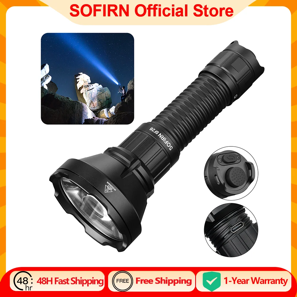 Тактический фонарь Sofirn SF26 под 21700