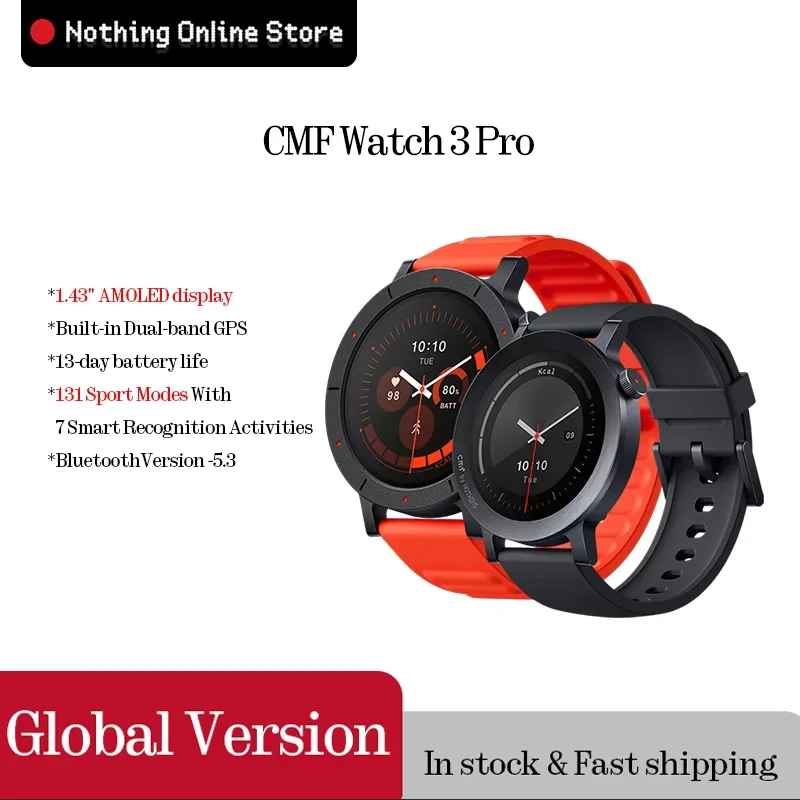 Умные часы CMF Watch 3 Pro, AMOLED 1.43"