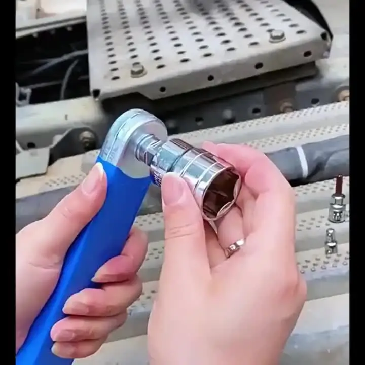 Удлинительный ключ XMSJ, хромованадиевая сталь, синий