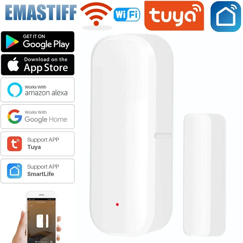 Умный Wi-Fi датчик открытия дверей и окон с оповещениями