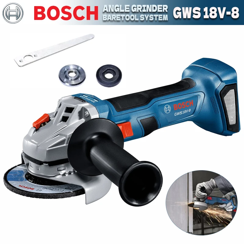 Аккумуляторная угловая шлифмашина Bosch GWS 18V-8