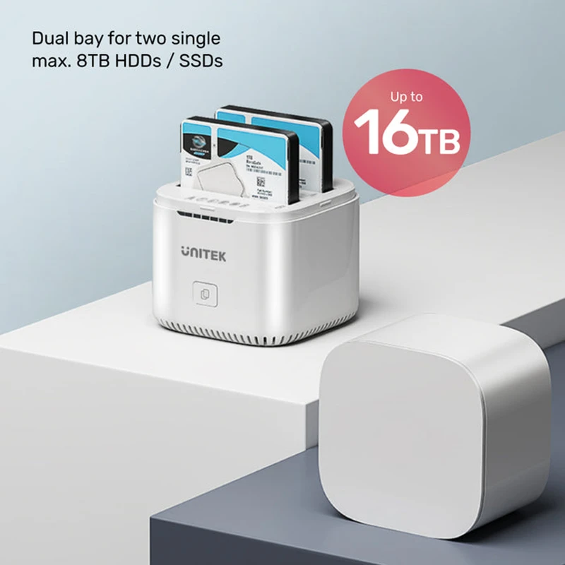 Вертикальная док-станция S1105A для двух 2.5" HDD/SSD
