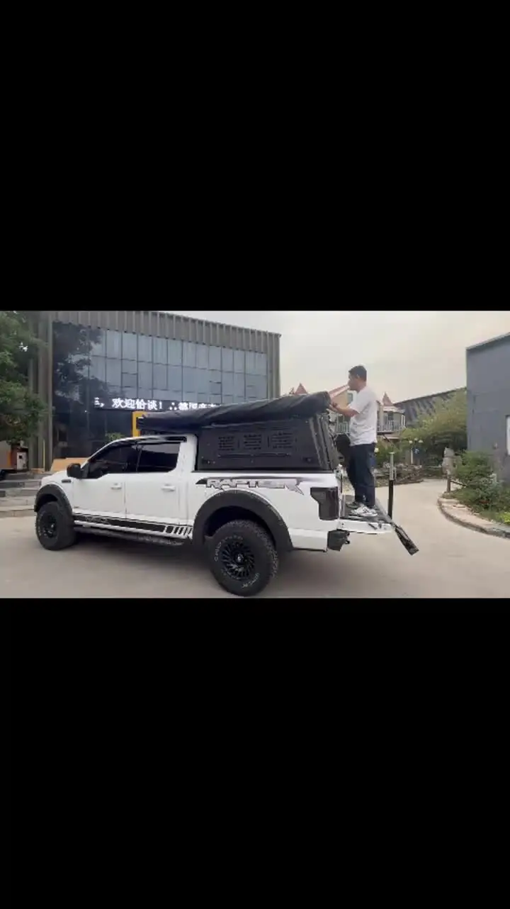 Миниатюра Автопалатка-кемпер для пикапа 4x4, алюминиевая, раскладная