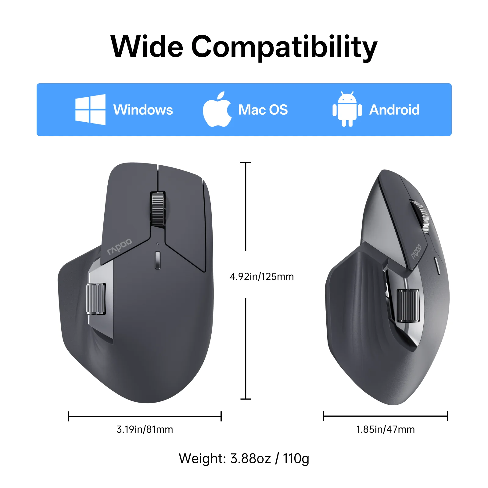 Rapoo MT760PRO Беспроводная мышь
