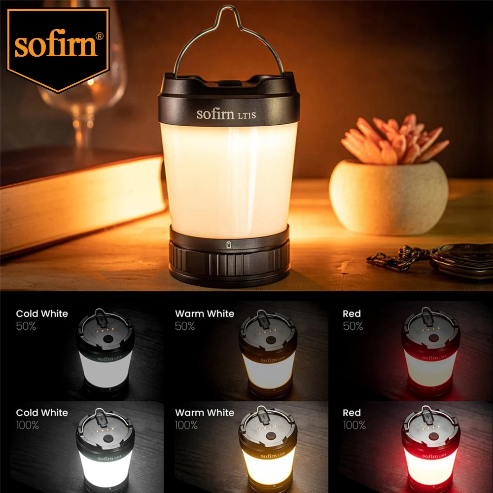 Миниатюра Походный фонарь Sofirn LT1S, USB-C, аккумулятор 21700