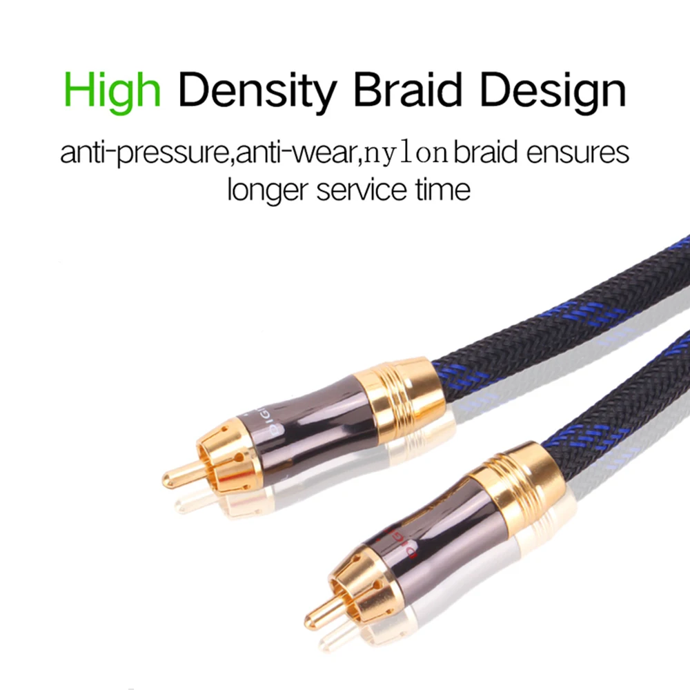 Миниатюра RCA Y-кабель KUYIOHIFI 1 male на 2 male