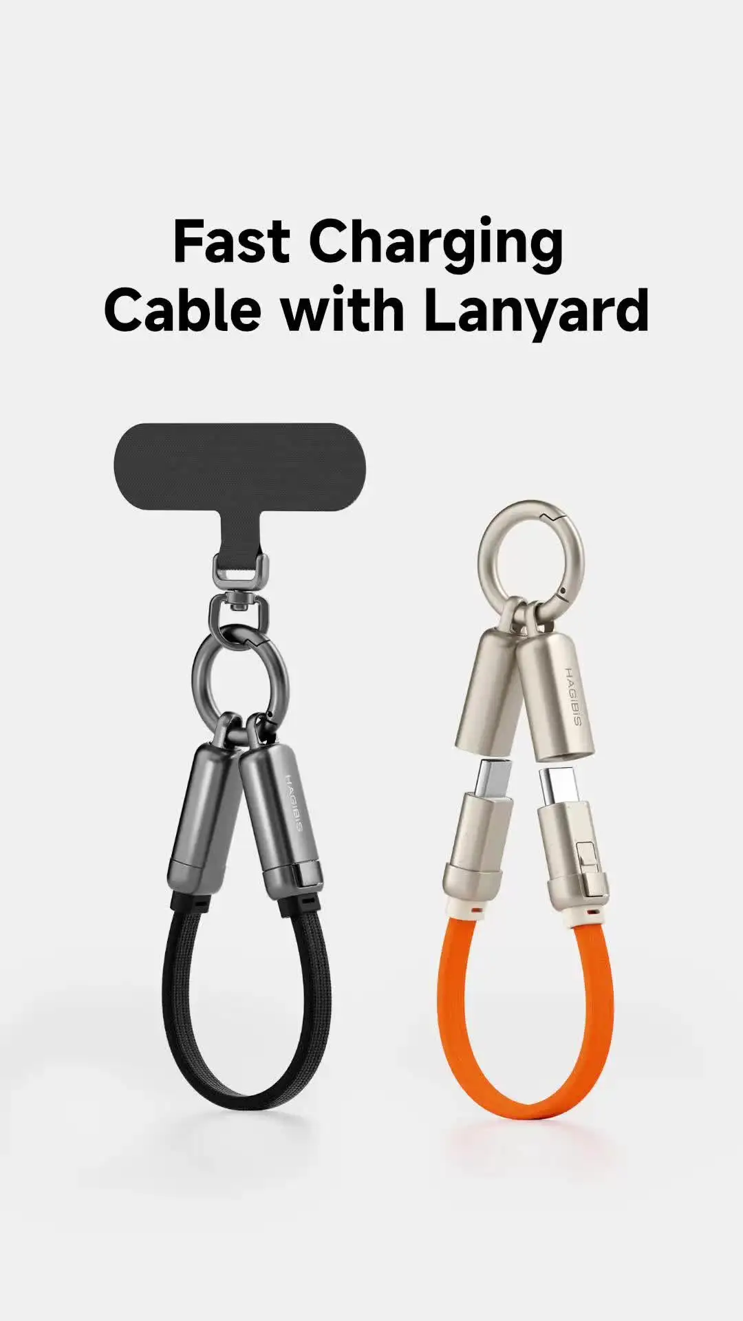 Кабель-брелок Hagibis USB-C для iPhone, 240 Вт