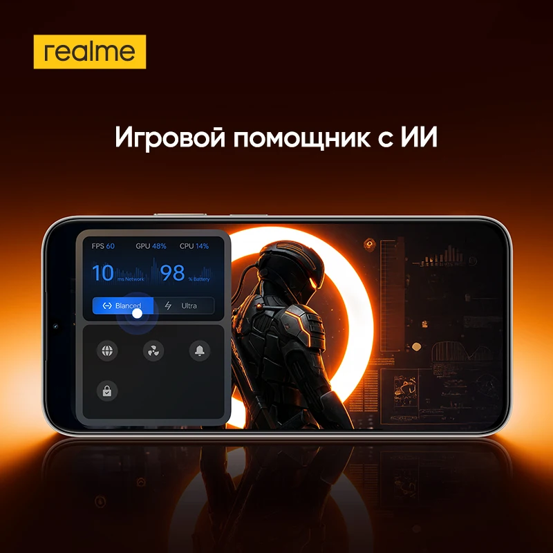 Миниатюра Смартфон Realme P4x, 4 ГБ ОЗУ, 128/256 ГБ