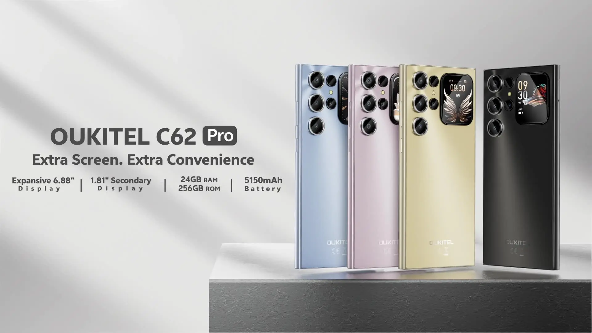 Миниатюра Смартфон Oukitel C62 Pro, 24/256 ГБ, глобальная версия