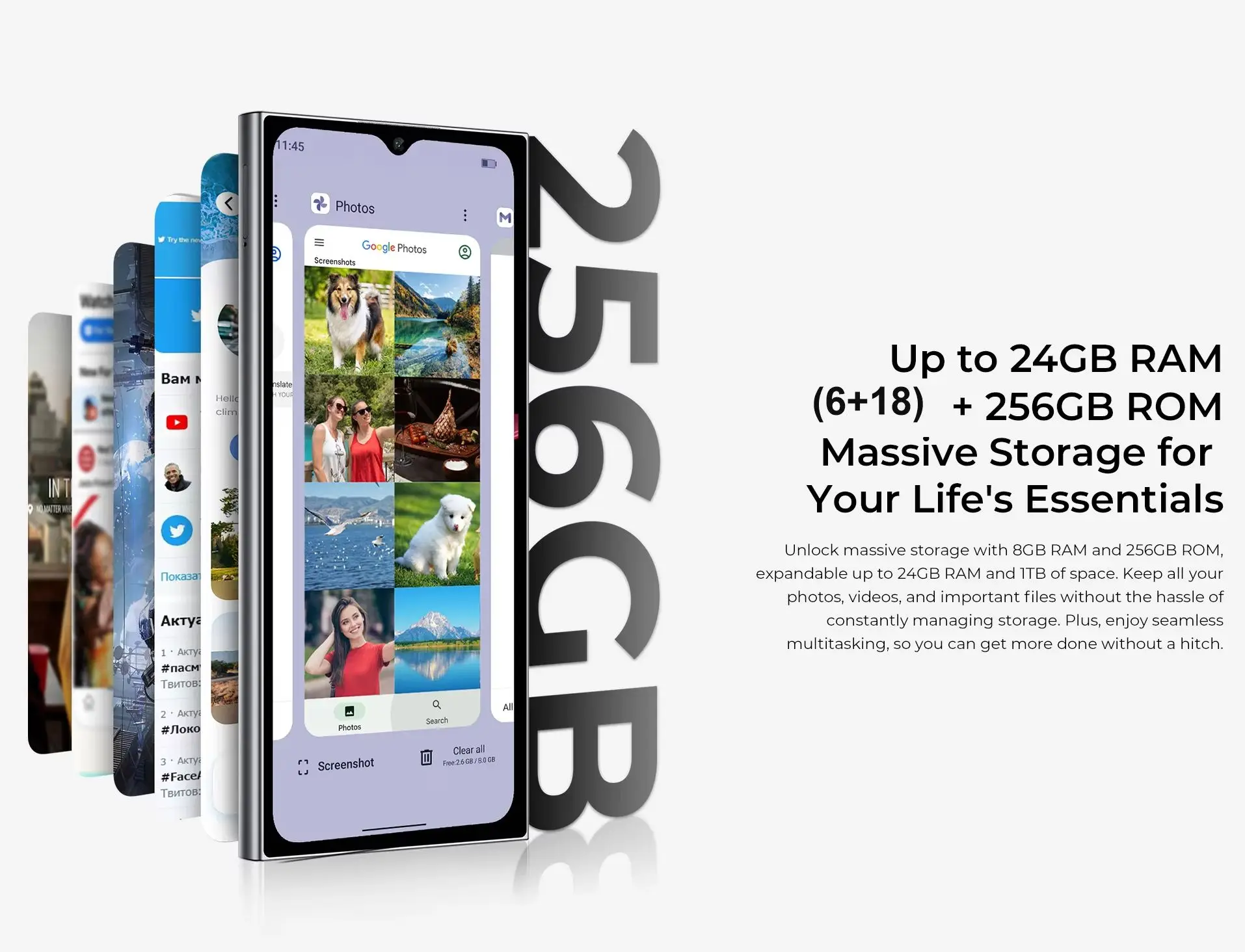 Смартфон Oukitel C62 Pro, 24/256 ГБ, глобальная версия
