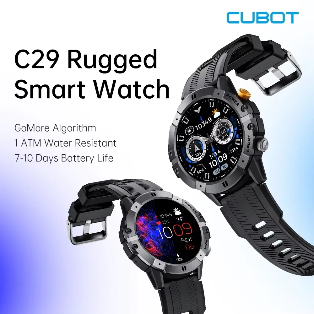 Смарт-часы CUBOT C29 – водонепроницаемые спортивные часы