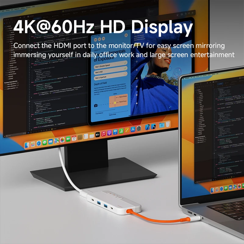 Миниатюра USB-C хаб Hagibis с беспроводным пультом для презентаций