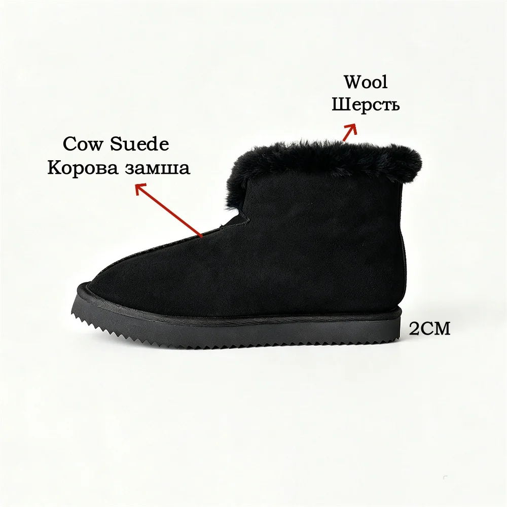 Женские зимние ботинки FEDONAS из замши