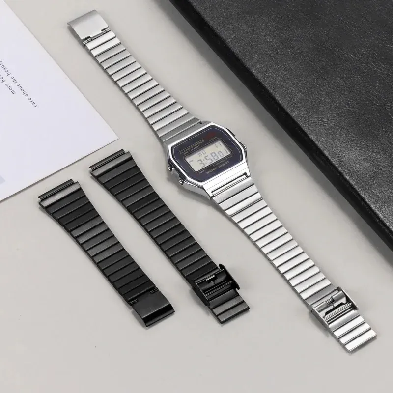 Стальной ремешок для часов CASIO 18мм