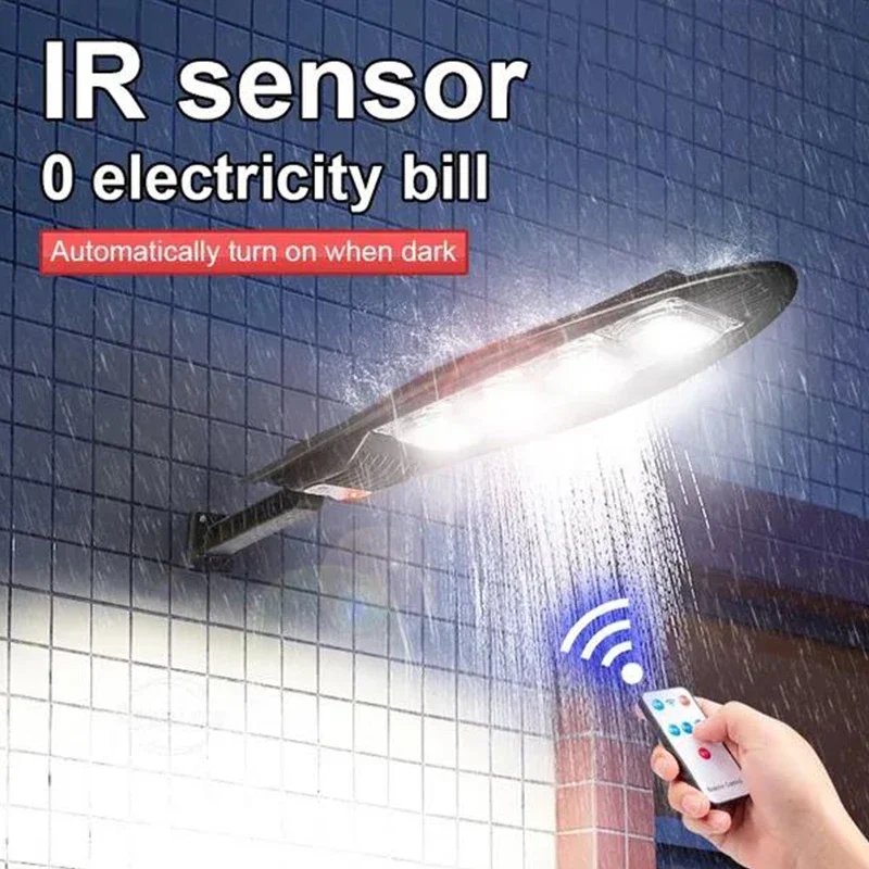Солнечный уличный светильник 168 LED  IP65