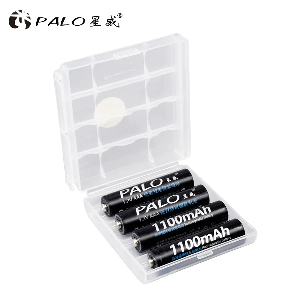 Миниатюра PALO Аккумуляторные батарейки Ni-MH AAA 1100mAh