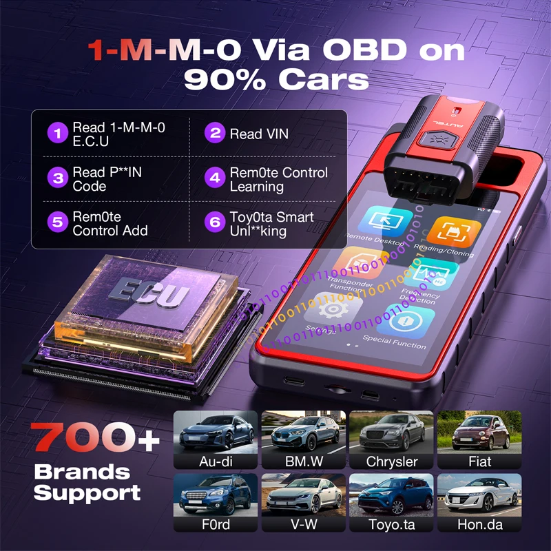 Программатор ключей Autel KM100 V200