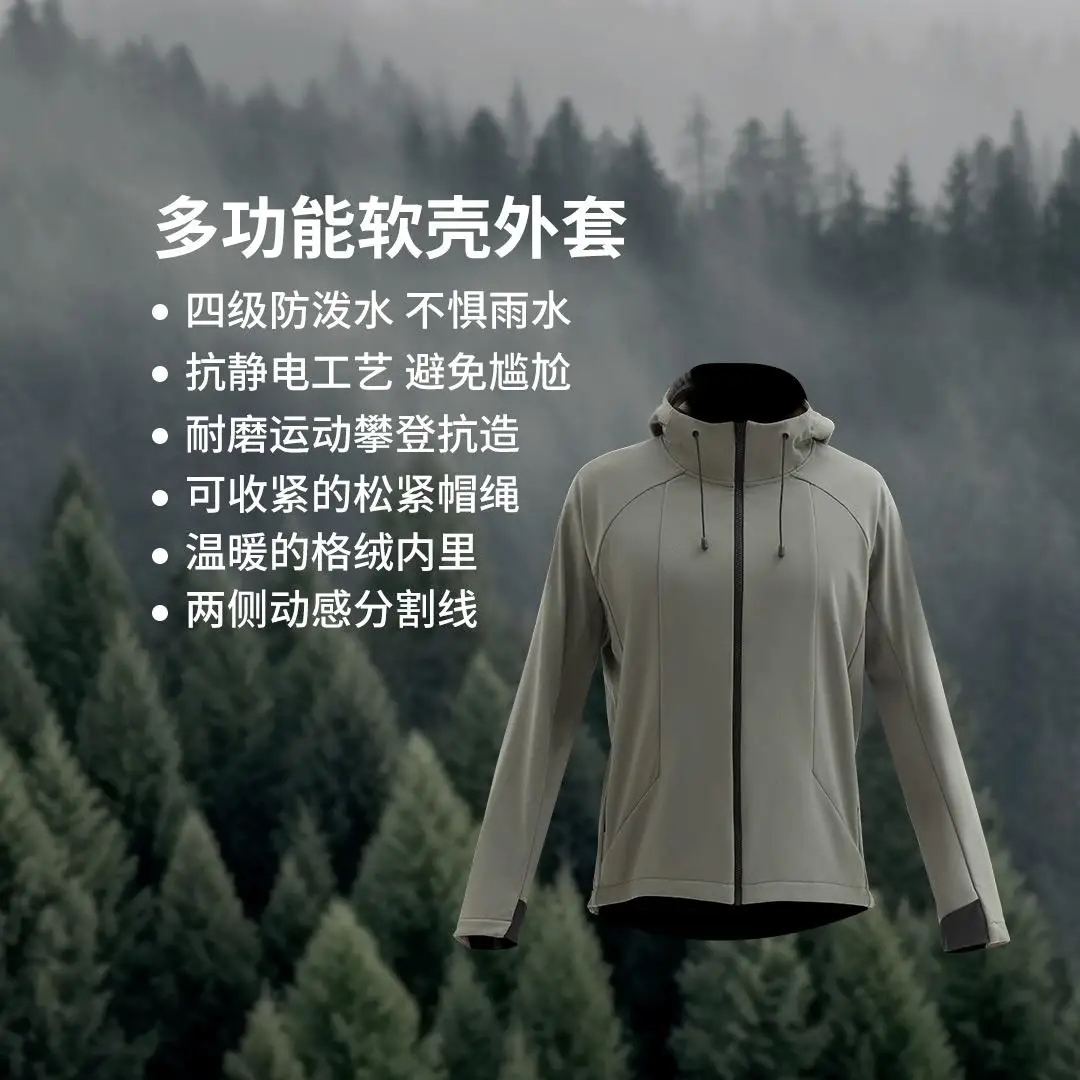 Миниатюра Мужская куртка Xiaomi SKAH, водонепроницаемая, молния YKK
