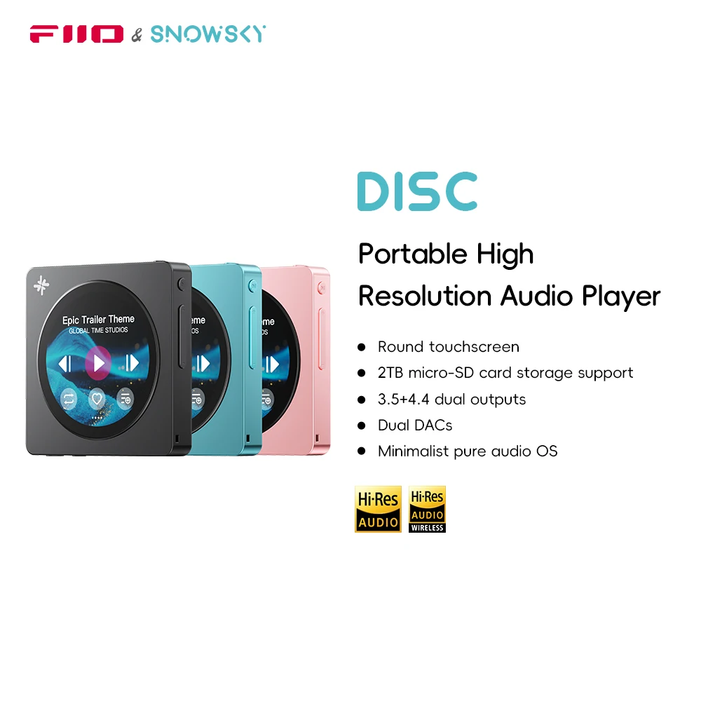 Миниатюра Портативный музыкальный плеер FiiO DISC