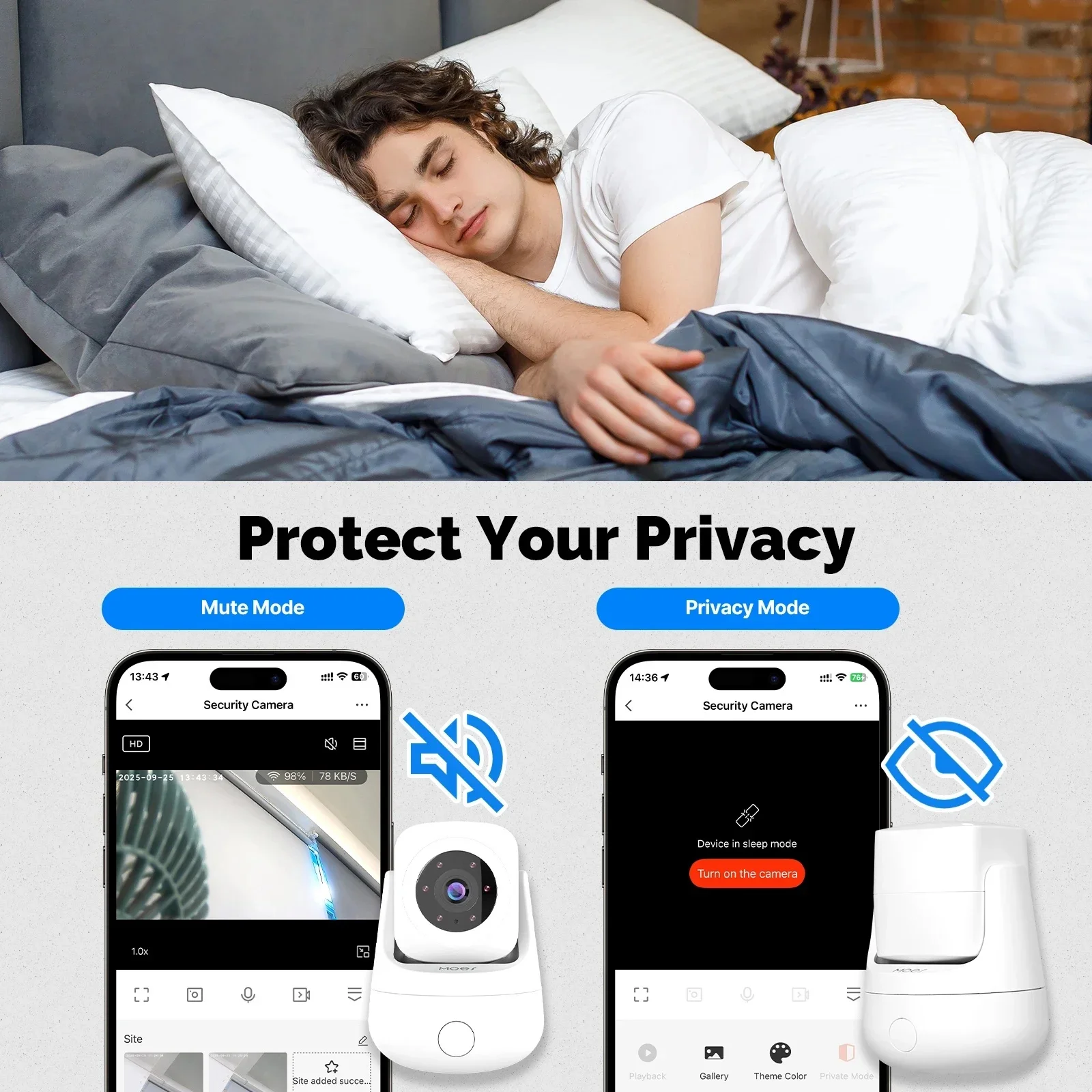 Миниатюра AREALINK MOES Tuya WiFi умная камера 3MP