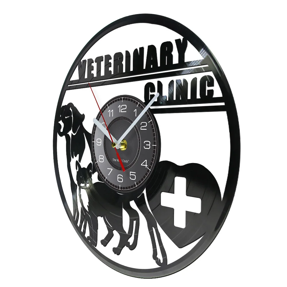 Миниатюра Настенные часы The Vinyl Clock из винила