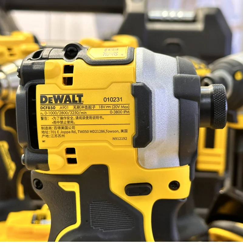 Ударная отвертка DEWALT DCF850, бесщеточный мотор, 20 В