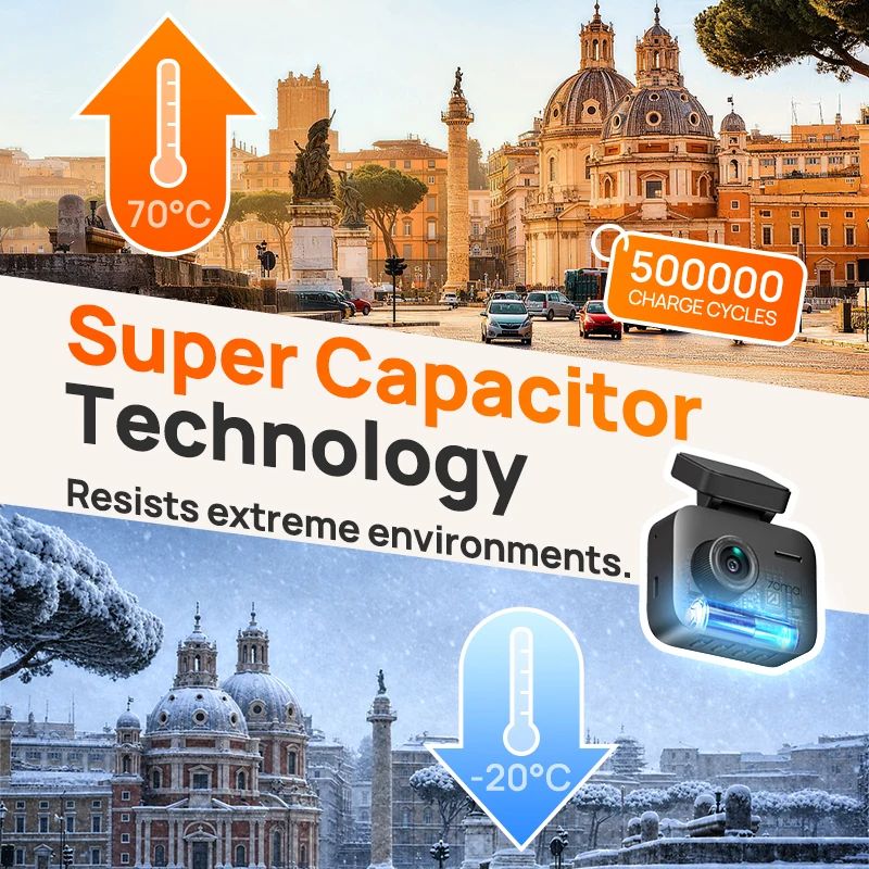 Миниатюра Автомобильный видеорегистратор 70mai A800 Nano 4K, GPS, HDR