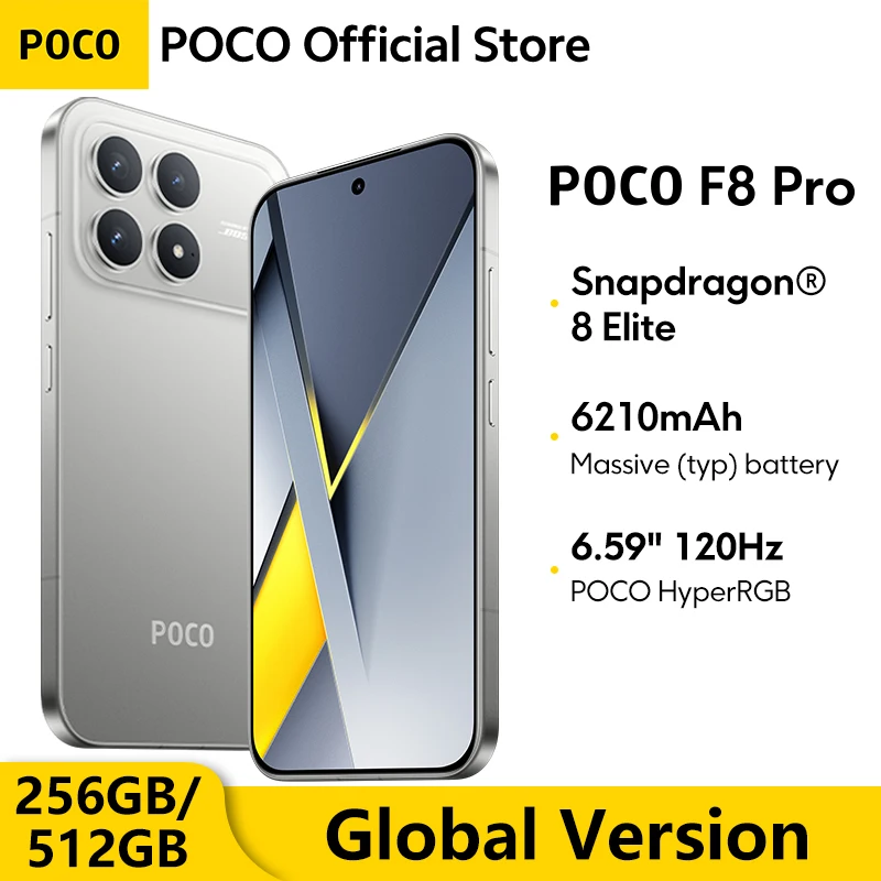 Миниатюра Смартфон Poco F8 Pro, 12/256ГБ, 12/512ГБ, global