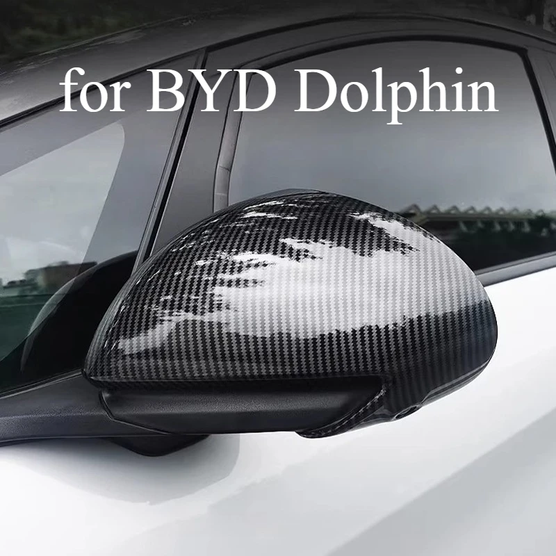 Миниатюра Карбоновая накладка на зеркало BYD Dolphin