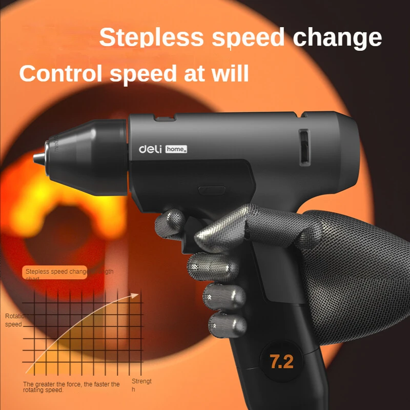 Аккумуляторный шуруповерт Deli 7,2 В