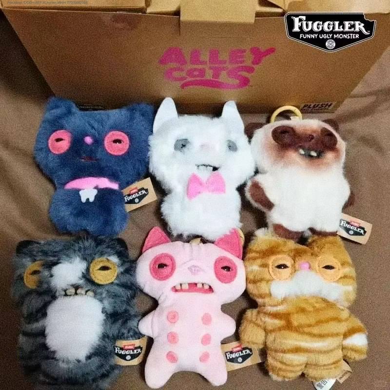 Плюшевый брелок Fuggler Alley Cats с зубами