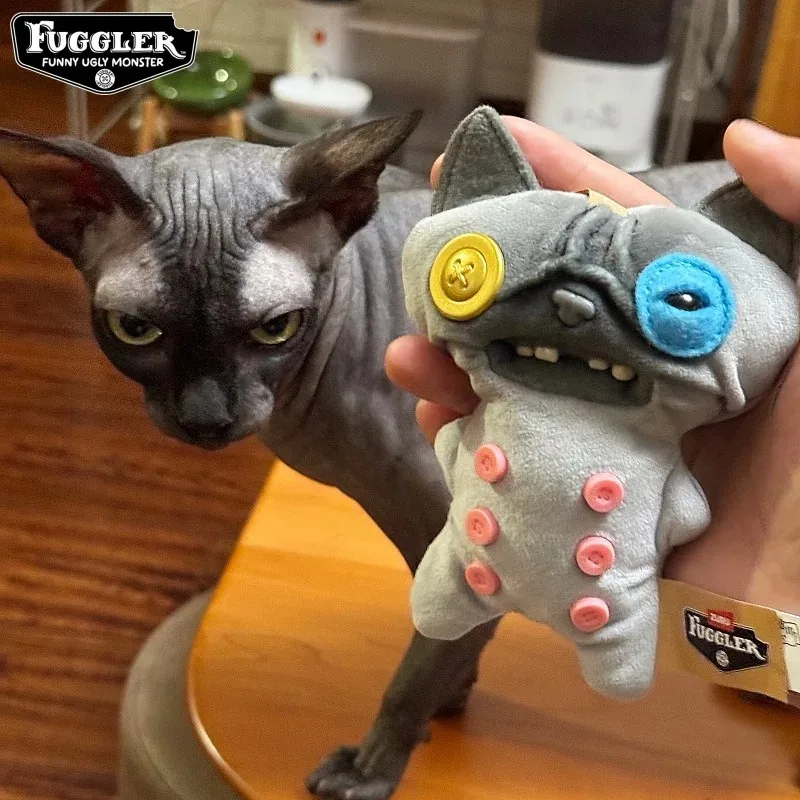 Плюшевый брелок Fuggler Alley Cats с зубами