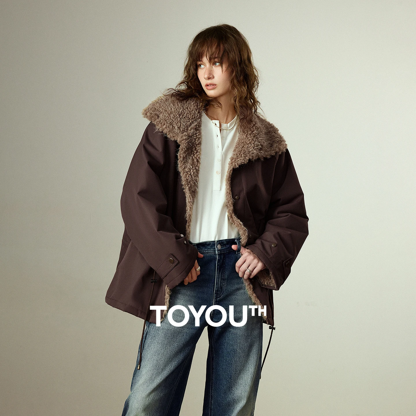 Миниатюра Женское пальто TOYOUTH из полиэстера
