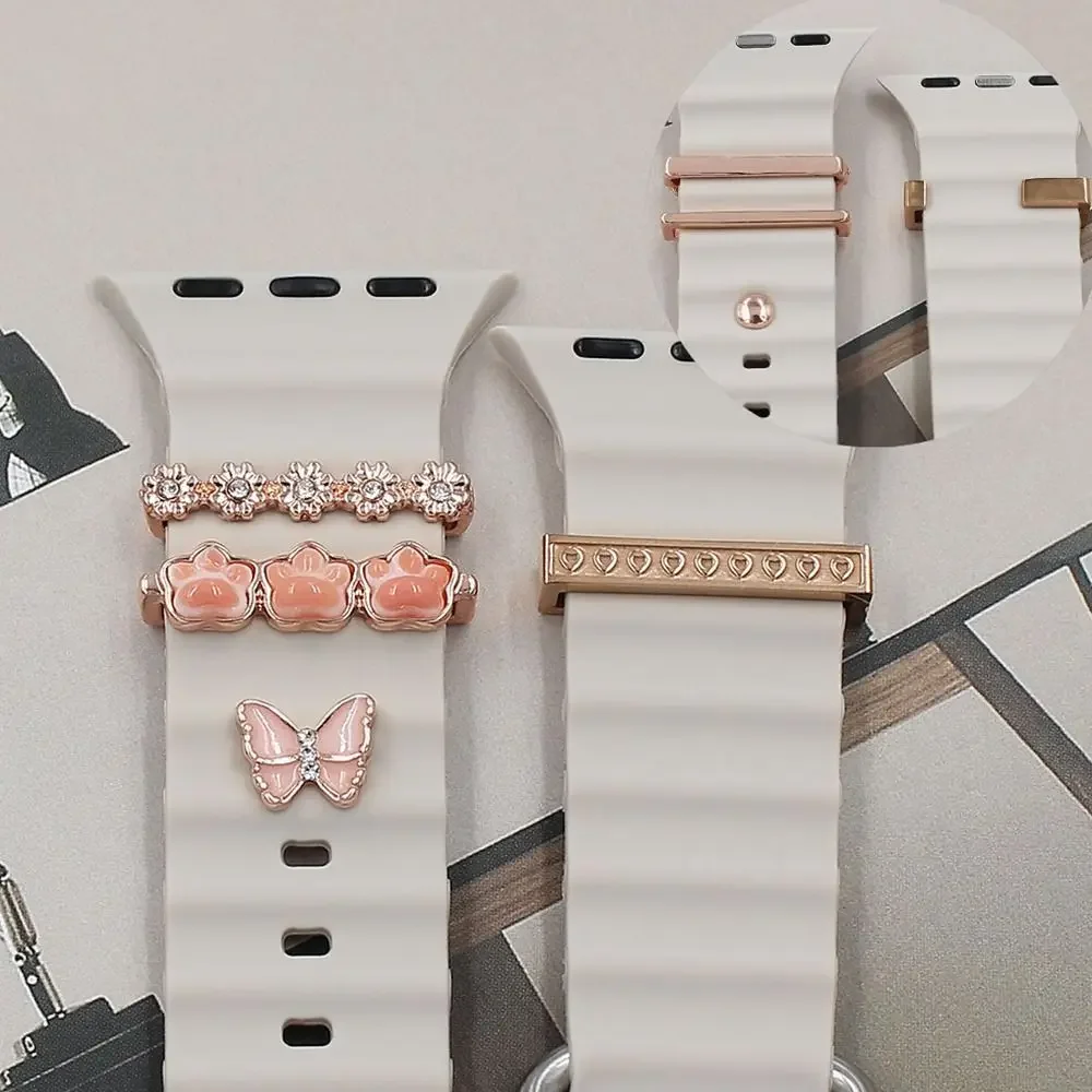 Миниатюра Декоративное кольцо для ремешка Apple Watch с имитацией бриллиантов