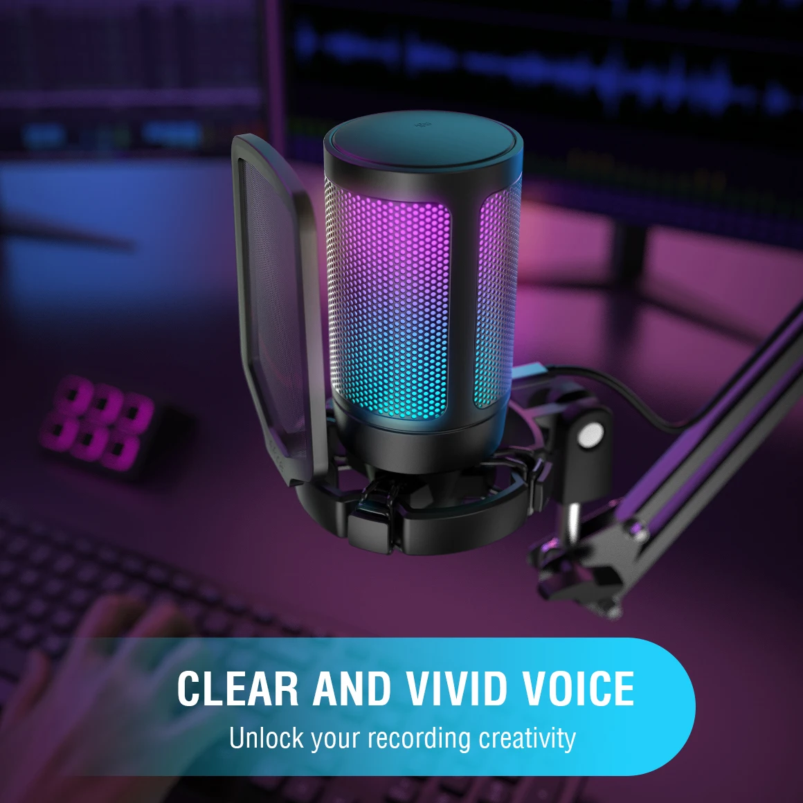 Миниатюра FIFINE Ampligame USB-микрофон для компьютера