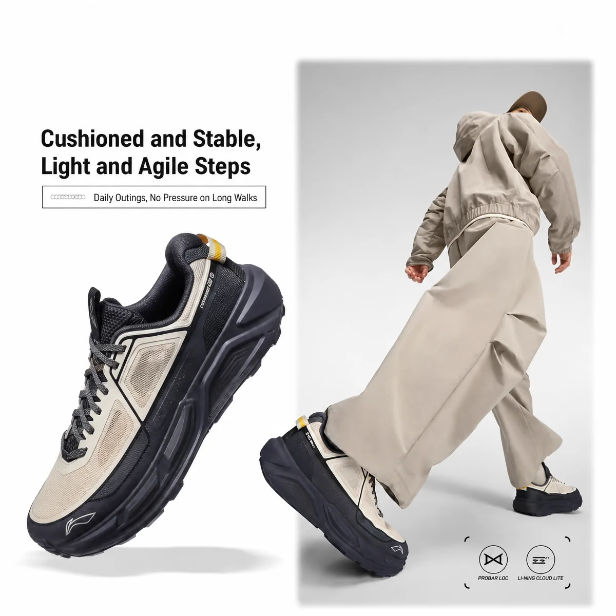 Миниатюра Кроссовки Li-Ning AXJ STRIDE 2 для походов и ходьбы