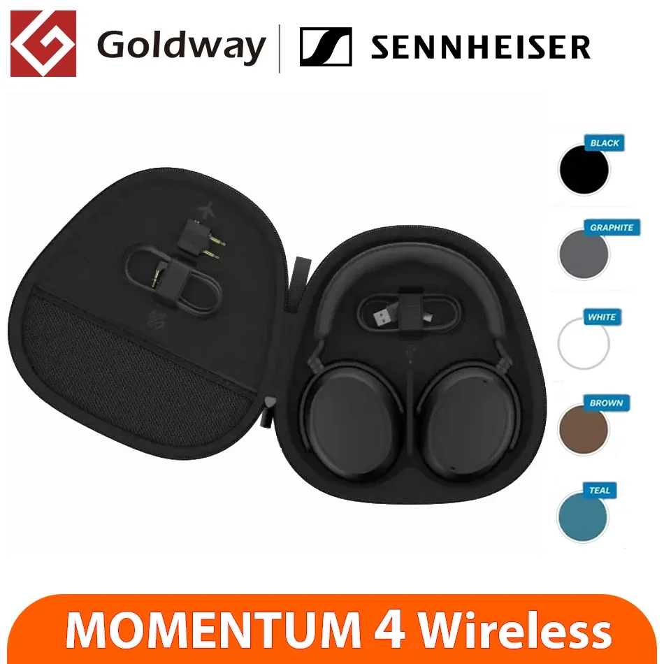 Миниатюра Беспроводные наушники Sennheiser Momentum 4 с шумоподавлением