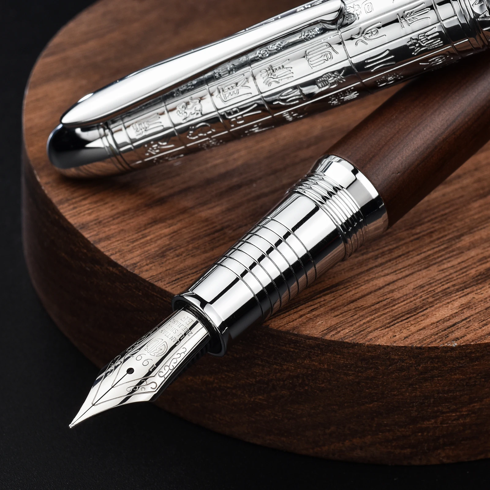 Миниатюра Hongdian 6016 перьевая ручка из натурального дерева