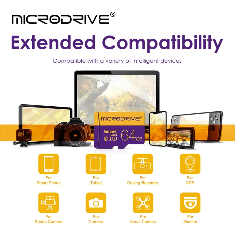 Миниатюра Карта памяти MicroDrive microSD Class 10