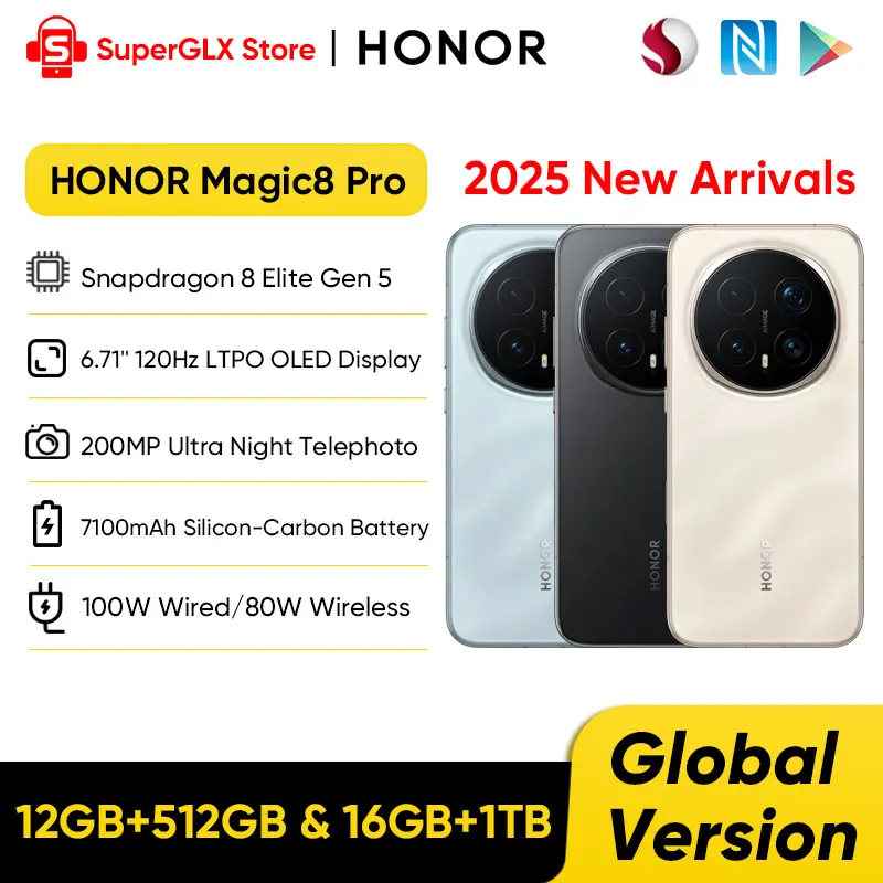 Смартфон Honor Magic8 Pro, 12/512 ГБ, Global