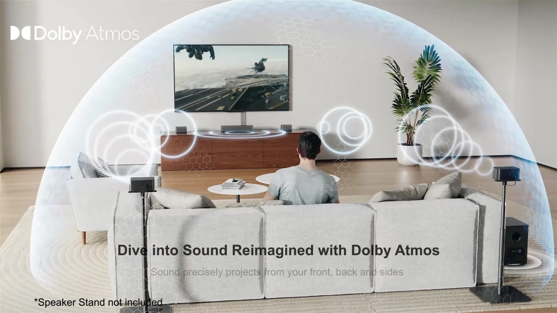 Миниатюра ULTIMEA 500W 7.1ch Dolby Atmos Саундбар с беспроводным сабвуфером