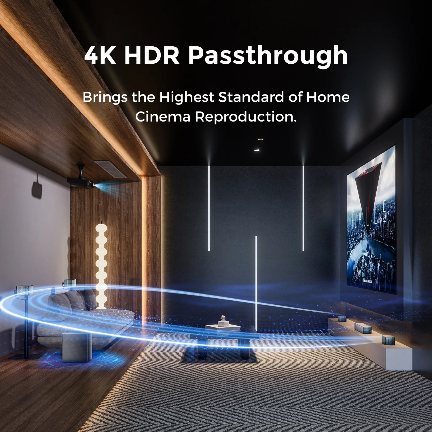 Миниатюра ULTIMEA 500W 7.1ch Dolby Atmos Саундбар с беспроводным сабвуфером