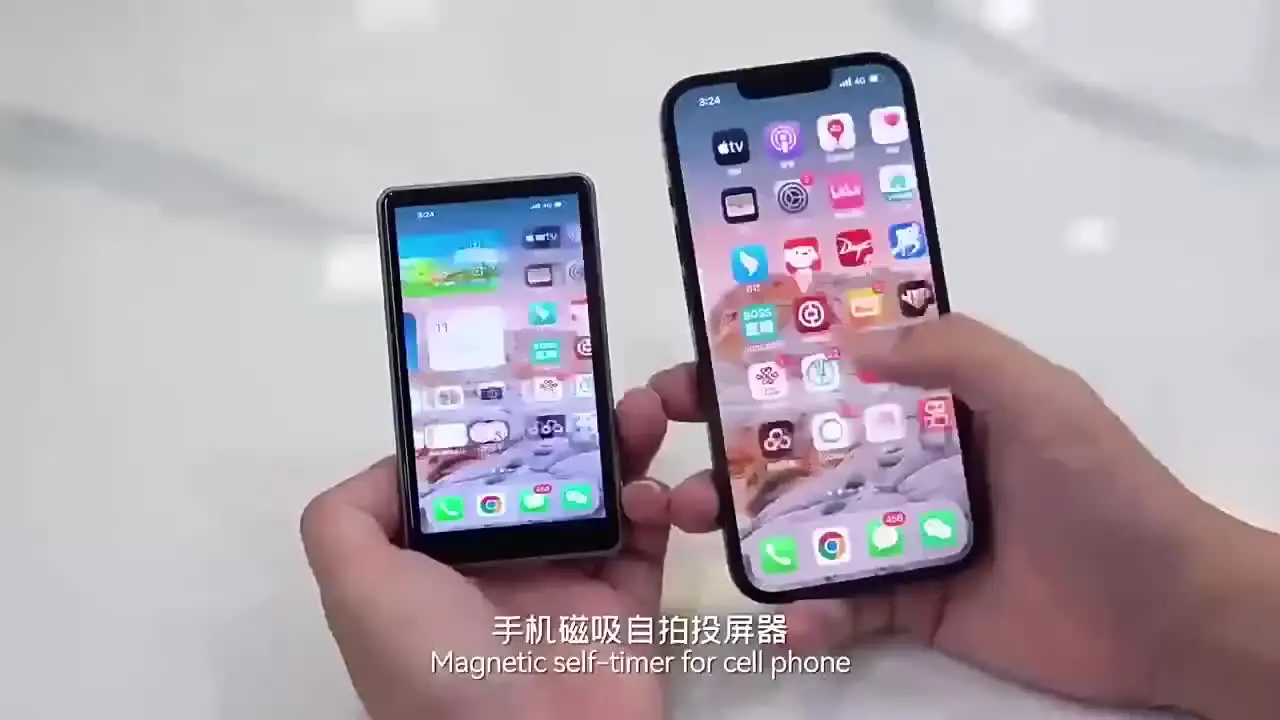 Магнитный селфи-монитор для задней камеры смартфона