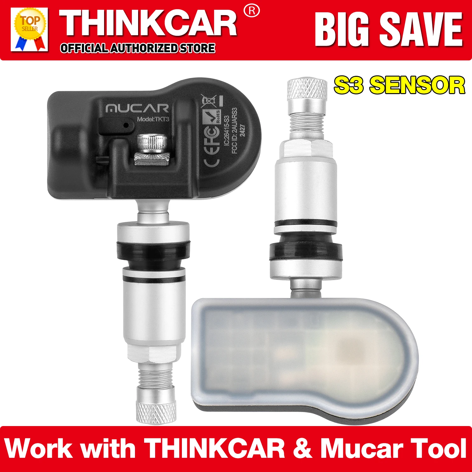Датчик давления в шинах THINKCAR THINKTPMS S3