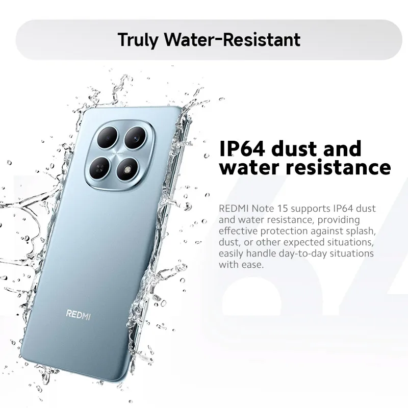 Смартфон Xiaomi Redmi Note 15 4G, 8/256 ГБ, глобальная версия