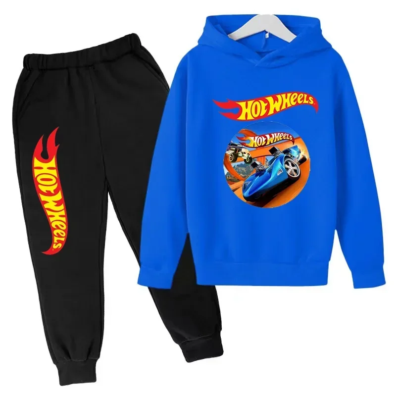 Миниатюра Комплект детской одежды Hot Wheels: толстовка с капюшоном + штаны (3-12 лет)
