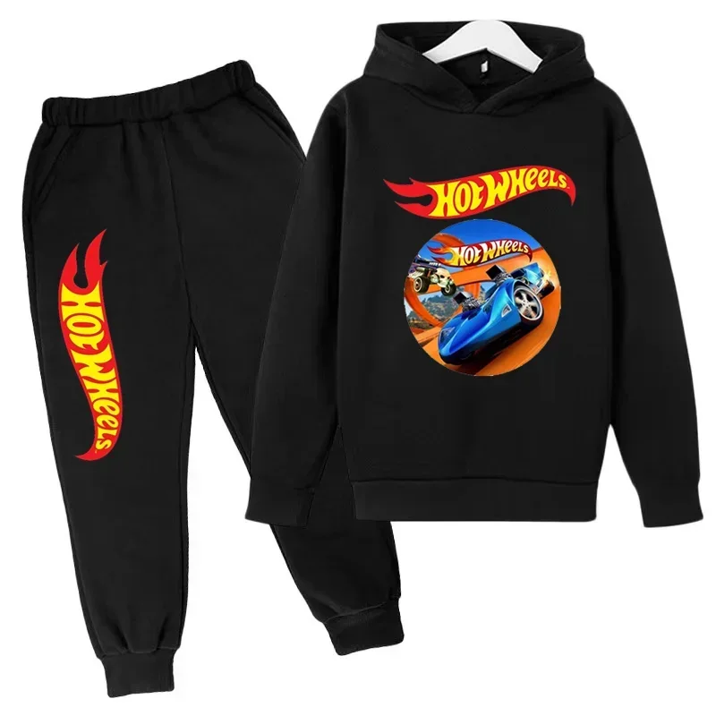 Миниатюра Комплект детской одежды Hot Wheels: толстовка с капюшоном + штаны (3-12 лет)