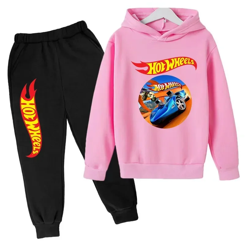 Миниатюра Комплект детской одежды Hot Wheels: толстовка с капюшоном + штаны (3-12 лет)
